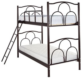 Bunk Bed Circle Καφέ Σφυρήλατο, 110x200 εκ.