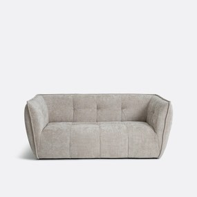 Καναπές chenille με σταυρωτή ραφή, 2 θέσεων, SIMONE
