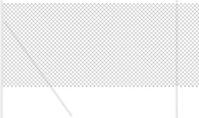 vidaXL Φράχτης αλυσίδας Γκρι 10 x 1,2 μ Ατσάλι