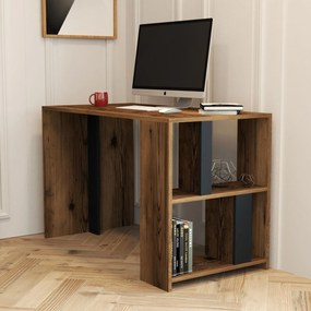 Stewehome Γραφείο μελέτης Καρυδιά / Ανθρακίτης 120x60x79 cm
