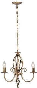 Πολυέλαιος Φωτιστικό Κρεμαστό/Οροφής  3xE14 Artisan Elstead Lighting-ART3-AGD-BRASS-Ορείχαλκος ART3-AGD-BRASS