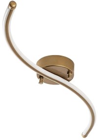 Φωτιστικό Οροφής - Πλαφονιέρα Yilan 119FRS1506 67x10x5cm Led 16W 3000K Gold Opviq