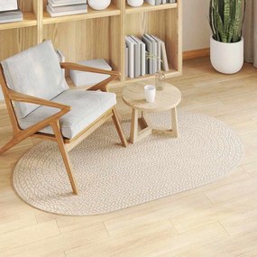 vidaXL Χαλί ZIZUR Κρεμ 150 x 80 cm Πολυπροπυλένιο