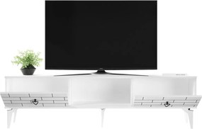 Stewehome Ραφιέρα τηλεόρασης με 2 πόρτες και ράφι 150x30x45 cm