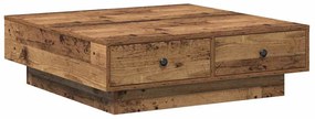 vidaXL Τραπεζάκι σαλονιού Παλαιό ξύλο 90 x 90 x 28 cm
