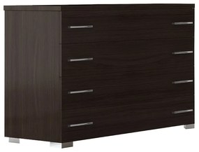 Intrahome Συρταριέρα με 4 συρτάρια σε χρώμα βέγγε 100x39x73 Intrahomesa-00652588
