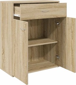 vidaXL Ντουλάπι Sonoma Δρυς 60 x 30 x 75 εκ. από Επεξ. Ξύλο