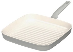 Τηγάνι - Γκριλιέρα Αντικολλητική Balance Leo 3950436 Φ28cm Grey BergHOFF 28cm Aluminium