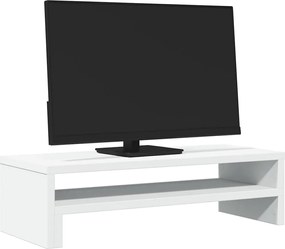 vidaXL Βάση Οθόνης Λευκή 54x22x15 εκ. από Επεξεργασμένο Ξύλο