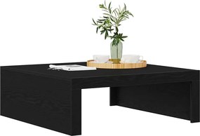 vidaXL Τραπεζάκι σαλονιού Μαύρη Οξυά 100 x 100 x 35 cm