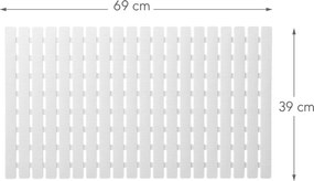 Nora Αντιολισθητικό Πατάκι 39x69cm White Sealskin