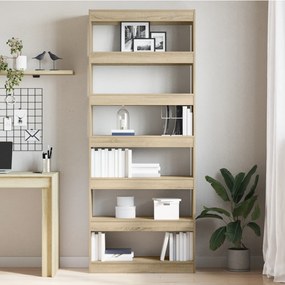 vidaXL Βιβλιοθήκη Sonoma Oak Sonoma Oak Επεξεργασμένο ξύλο