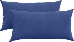vidaXL Μαξιλάρι Καναπέ 2 pcs Μπλε Αστυνομίας 80 x 40 cm