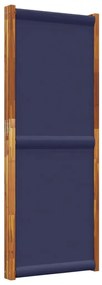 Διαχωριστικό Δωματίου με 3 Πάνελ Σκούρο Μπλε 210 x 180 εκ. - Μπλε