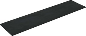 vidaXL Κεφαλάρι Τοίχου 12 pcs Μαύρο Βελούδο