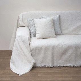 Ριχτάρι Ζακάρ Σχ. 3013 Sand Viopros Τριθέσιο 180x280cm 100% Cotton