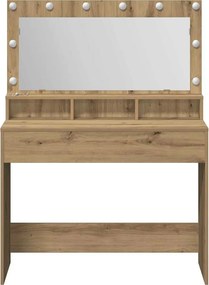 vidaXL Τραπέζι περιποίησης Artisan Oak 100 x 41 x 135 εκ.