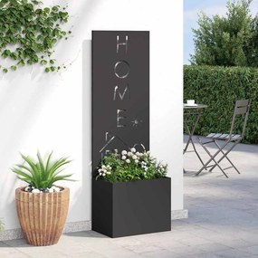 vidaXL Οθόνη Ιδιωτικότητας Κήπου Μαύρο 50 x 32 x 150 εκ