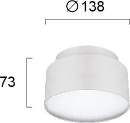 Φωτιστικό Πλαφονιέρα LED Viokef Gabi White 4279500