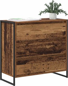 vidaXL Πλαϊνό γραφείο Παλιό Ξύλο 79 x 36 x 75.5 εκ. Επεξεργασμένο ξύλο