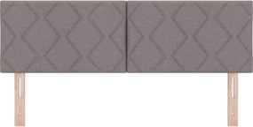 vidaXL Κεφαλάρι Taupe ύφασμα