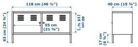 IKEA PS Μεταλλικό ντουλάπι 102.514.51