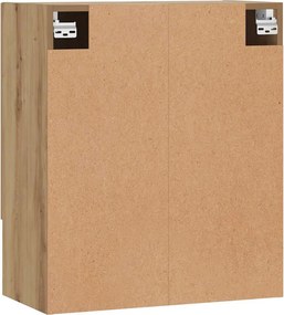 vidaXL Ντουλάπι Τοίχου τεχνίτης Δρυς 60x31x70 εκ. Επεξεργασμένο Ξύλο