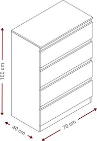 Συρταριέρα Juniper 4S-Mauro