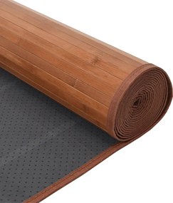 vidaXL Χαλί Ορθογώνιο Καφέ 100 x 300 εκ. Μπαμπού