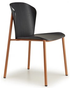 17022 Finn art.2897 μεταλλική καρέκλα Σε πολλούς χρωματισμούς 48x53x78(44)cm Μέταλλο - Ξύλο