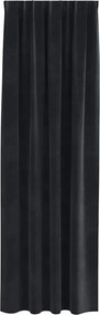 vidaXL Κουρτίνες συσκότισης 2 pcs Μαύρο 140 x 225 cm Βελούδο
