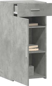 vidaXL Ντουλάπι Γκρι Σκυροδέματος 45x42,5x93 εκ. Επεξεργασμένο Ξύλο