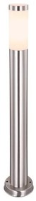 Επιδαπέδιο Φωτιστικό Κολώνα 1xΕ27 80cm IP44 Boston Globo Lighting-31588-Ασημί 31588