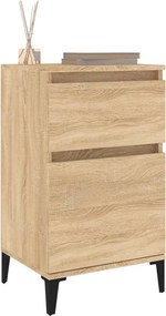 vidaXL Κομοδίνο Sonoma Δρυς 40x35x70 εκ.
