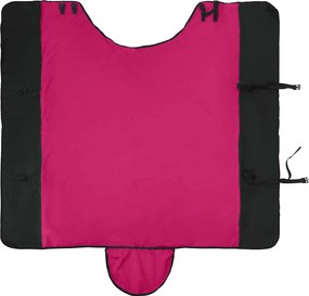 vidaXL Σαμάρι Ίππου Ροζ και Μαύρο 115 cm Πολυεστέρας