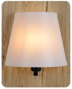 Φωτιστικό Επίτοιχο Lucide 77281-01-76 IDAHO Ξύλο Φυσικό χρώμα (Wood Natural Finish)|Λευκό (White)
