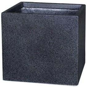 Κασπώ Πήλινο 06-00-20717-L 50x50x50cm Black Marhome Πηλός