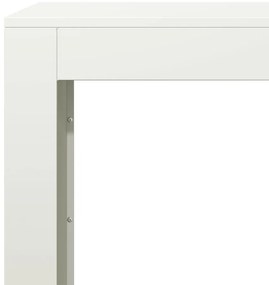 vidaXL Ράφι Καυσόξυλων Λευκό 60x40x80 εκ. Ατσάλινο