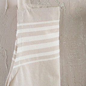 Ποδιά Ολόσωμη Athenian Beige Ρυθμός 60x85cm 100% Βαμβάκι