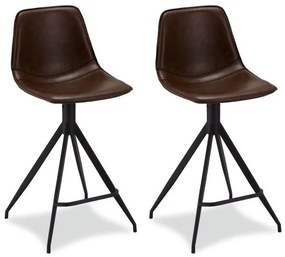 Isabel Bar Chair Dark Brown