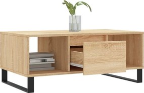 vidaXL Τραπεζάκι Σαλονιού Sonoma Δρυς 90x50x36,5 εκ. Επεξεργασμ. Ξύλο