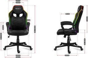 Καρέκλα Gaming Huzaro Force 2.5 Mesh RGB