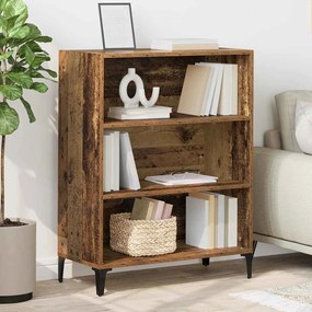 vidaXL Πλαϊνό γραφείο Παλαιό ξύλο 32.5 x 69.5 x 90 εκ