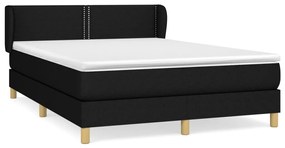 ΚΡΕΒΑΤΙ BOXSPRING ΜΕ ΣΤΡΩΜΑ ΜΑΥΡΟ 140X190 ΕΚ. ΥΦΑΣΜΑΤΙΝΟ 3126719