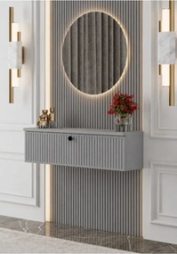 Stewehome Ντουλάπι κονσόλα MDF τοίχου με πόρτα 50x26x26 cm