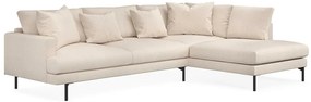 Γωνιακός Καναπές Seattle T103, Beige, 294x200x91cm, 133 kg, Πόδια: Μέταλλο | Epipla1.gr