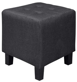 Σκαμπό Medea Black Ε7042,1 37Χ37Χ42 cm Fabric