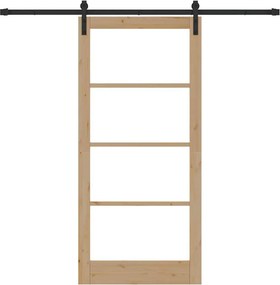vidaXL Συρόμενη Πόρτα ORKDAL Φυσικό 93 x 202 cm