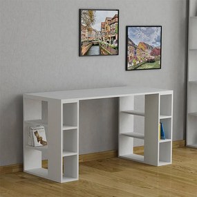 ΓΡΑΦΕΙΟ ΕΡΓΑΣΙΑΣ COLMAR MEGAPAP ΧΡΩΜΑ ΛΕΥΚΟ 140X60X75ΕΚ