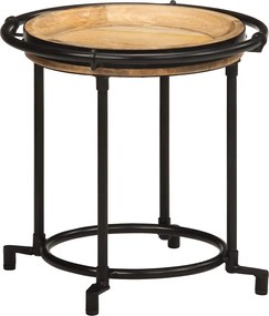 vidaXL σετ τραπεζιών 2 τεμαχίων από μασίφ ξύλο Mango